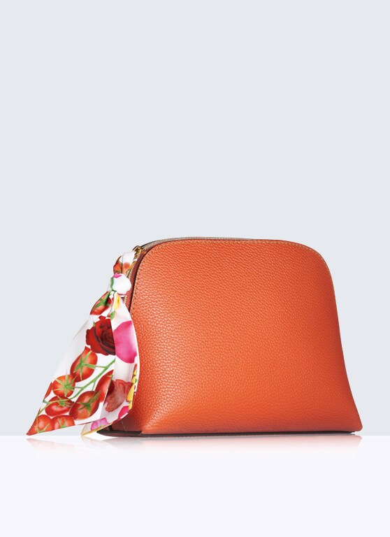 SP19 Orange Pebble Companion Bag